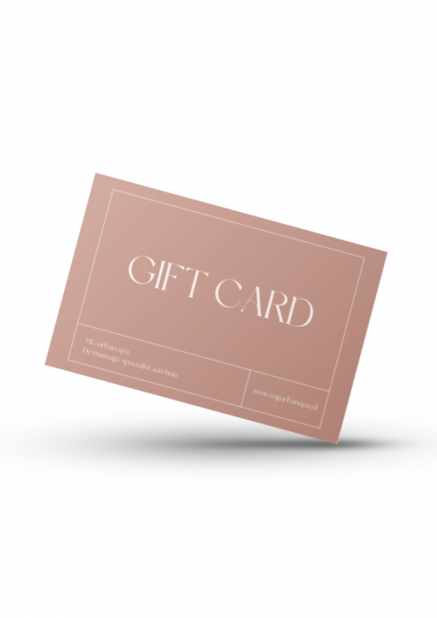 Massage gift card